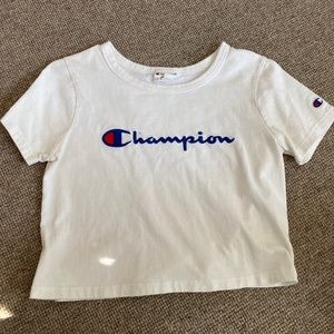Champion cropped tshirt